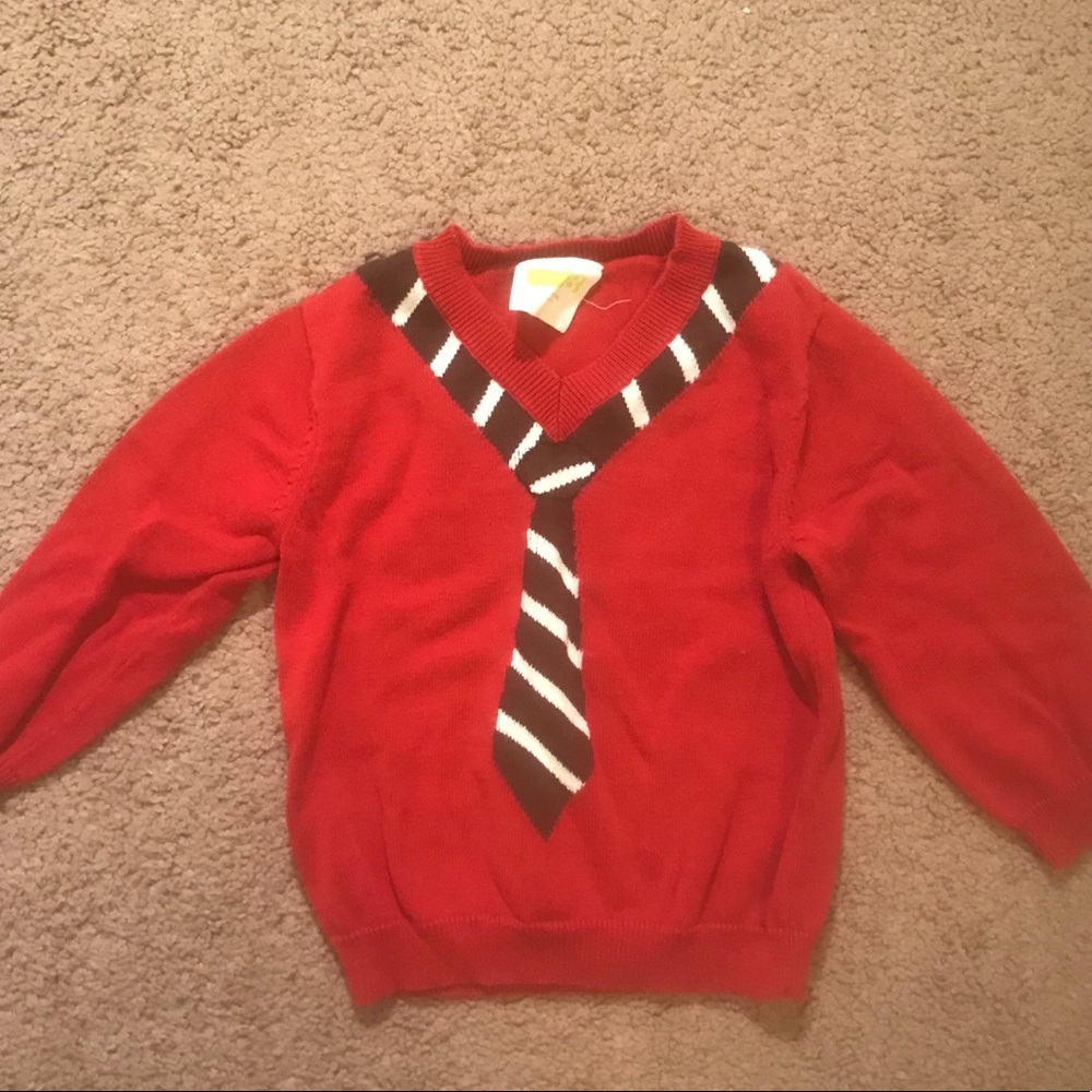 Red sweater